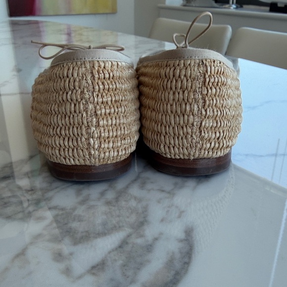 Mansur Gavriel Beige Woven Loafers - Picture 4 of 6